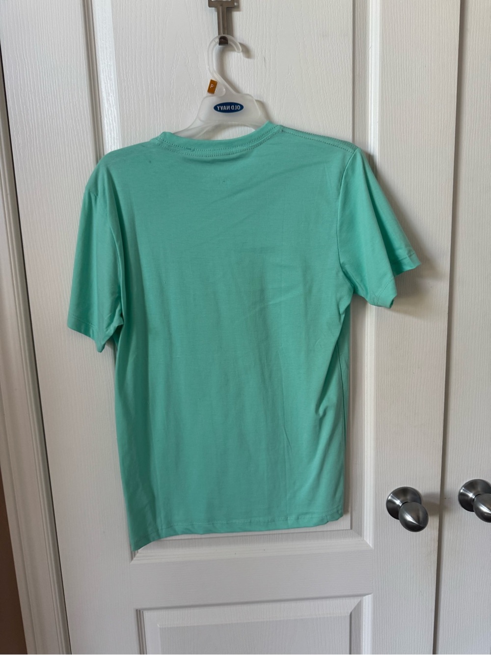 Inspo Short‑Sleeve Pocket Tee in Teal Green - Picture 3 of 3
